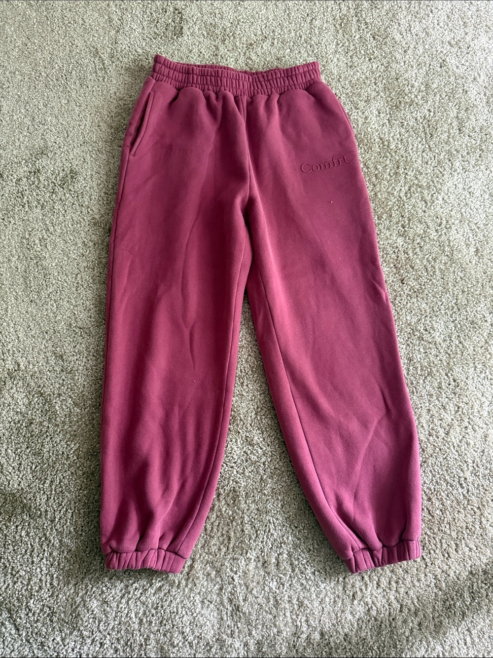 Comfrt Berry Minimalist Sweatpants - Picture 1 of 1